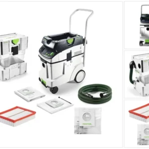 Festool CTL 48 E AC CLEANTEC Aspirateur mobile 48l poussières de classe L ( 574974 ) + Accessoires supplémentaires avec Fi...