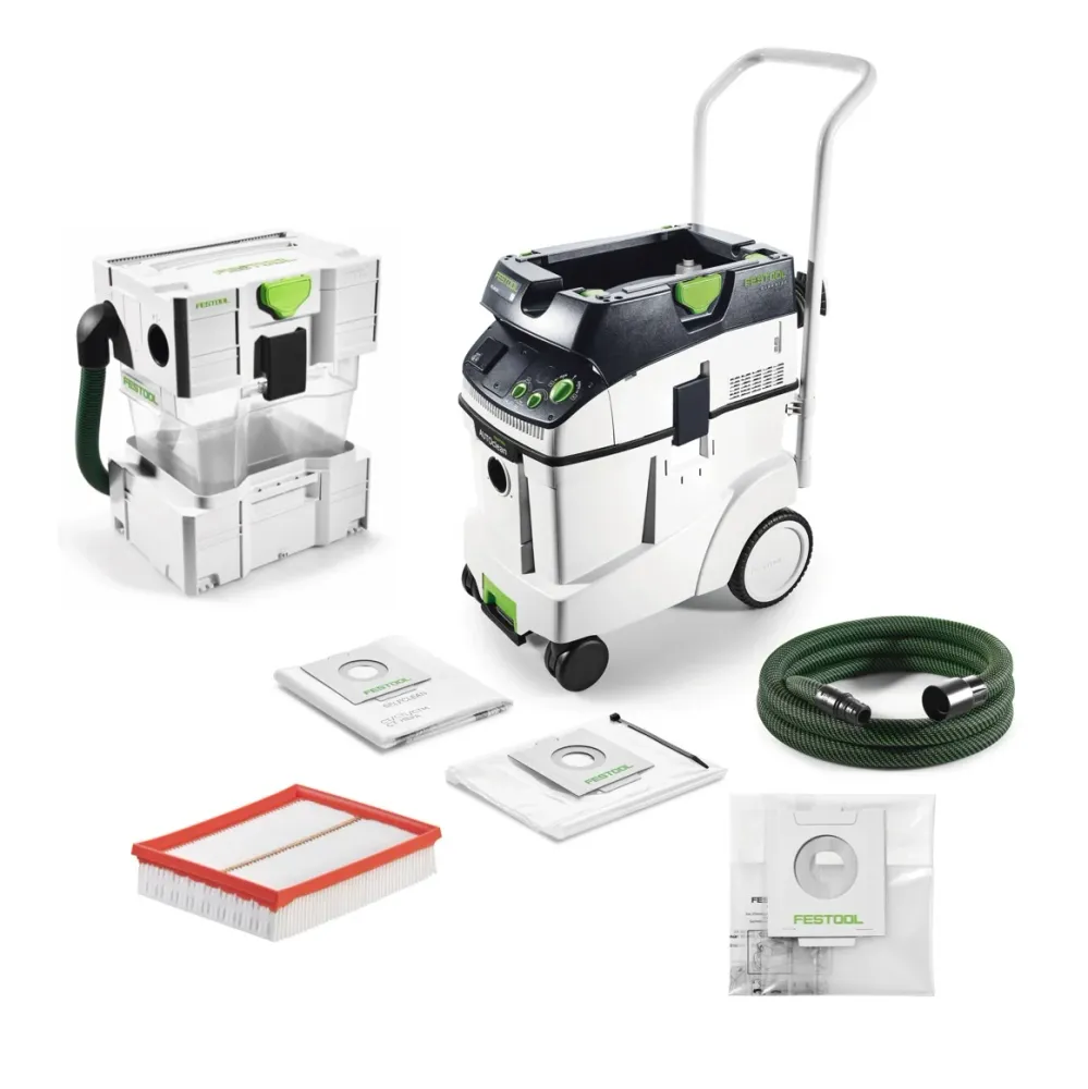 Festool CTL 48 E AC CLEANTEC Aspirateur mobile 48l poussières de classe L ( 574974 ) + Accessoires supplémentaires avec Fi...