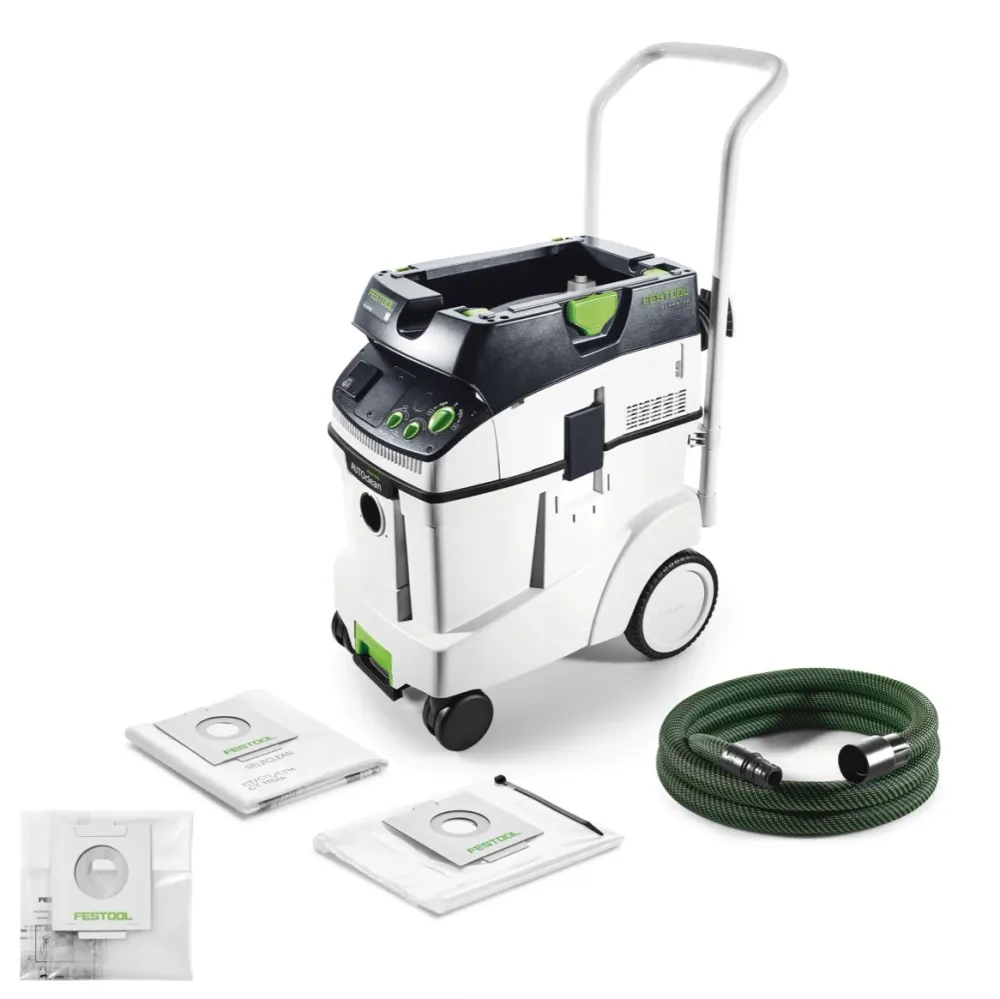 Festool CTL 48 E AC CLEANTEC Aspirateur mobile 48l poussières de classe L ( 574974 ) + Sac d'élimination des déchets ENS-CT