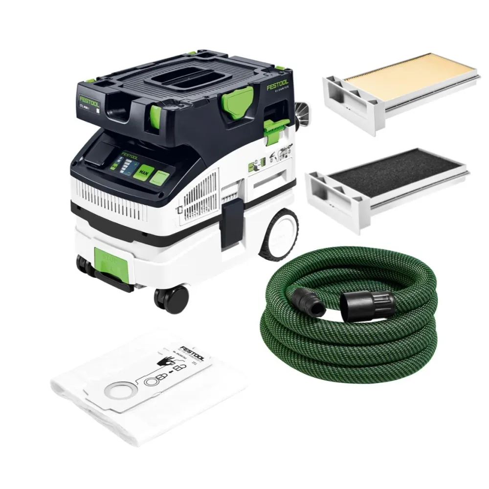 Festool CTL MINI I CLEANTEC aspirateur mobile 10l classe de poussière L ( 574840) + filtre supplémentaire