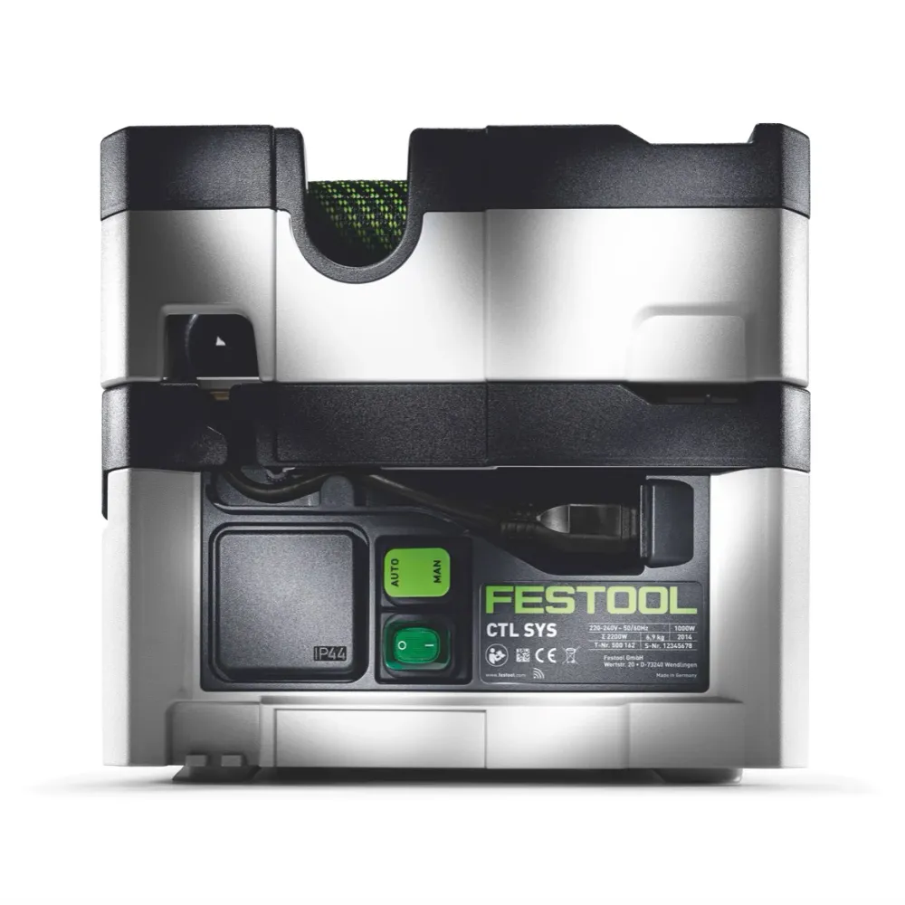 Festool CTL SYS Aspirateur avec sangle de transport, rembourrage et fente ( 575279 ) nouvelle version de ( 584173 )
