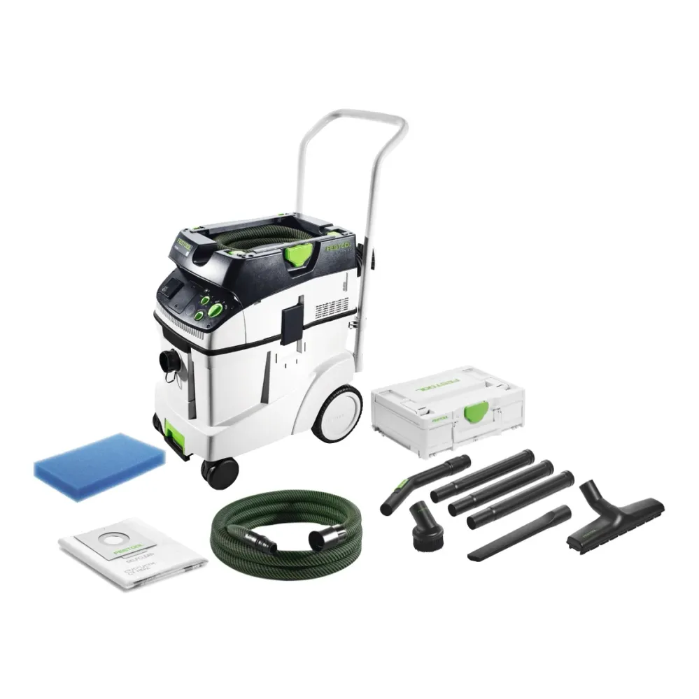 Festool CTM 48 E CLEANTEC Aspirateur mobile 48l, poussières de classe M ( 574992 ) + Kit de nettoyage