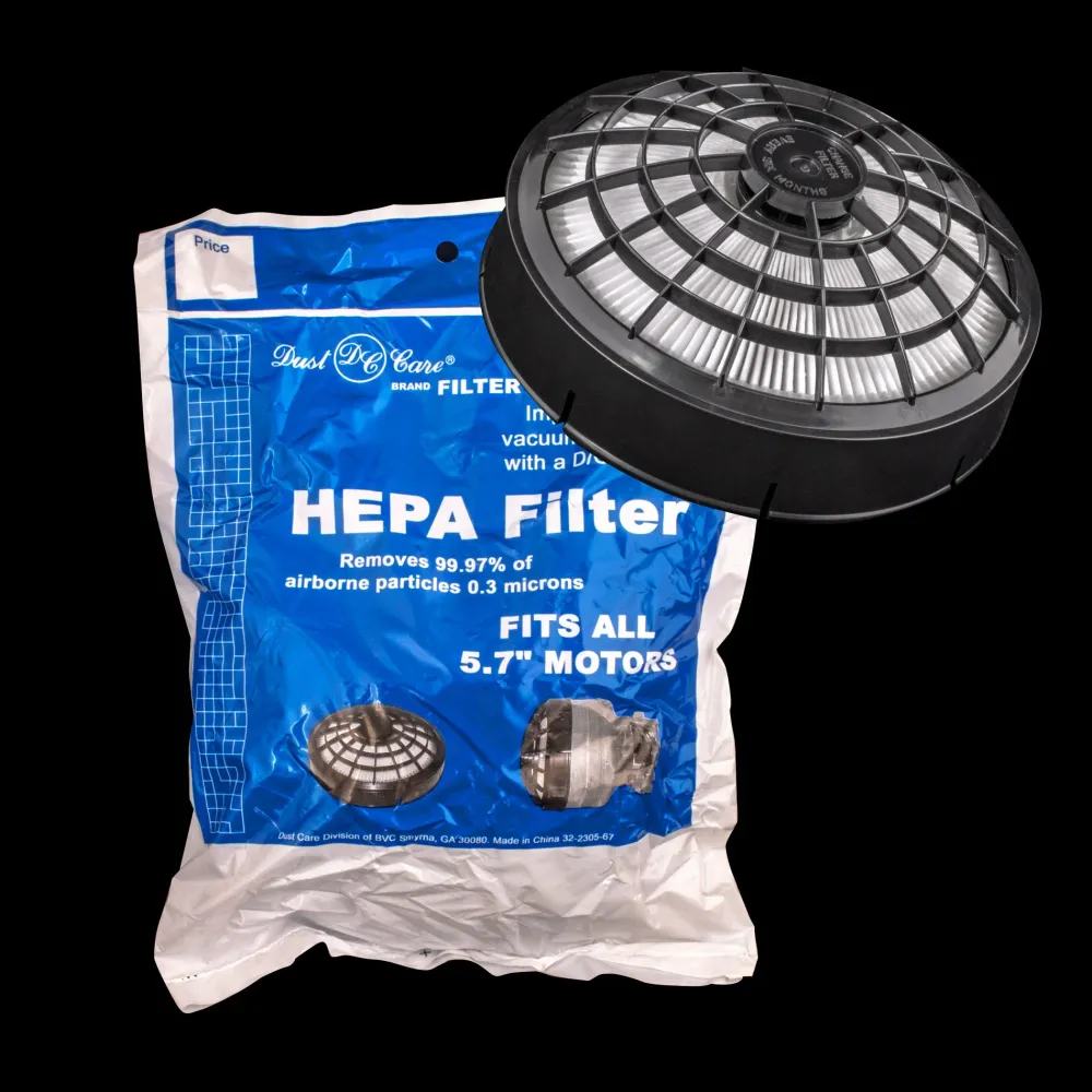 Filtre pré-moteur 5.7 po, Universel et aspirateur dorsal Hiflex