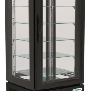 Vitrine réfrigérée sur pied FORCAR LSC65LB 431 Litres, éclairage LED, noir Fimar