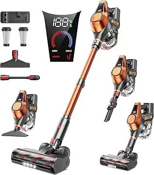 Fleety Aspirateur Balai Sans Fil Ultra 8 – Léger, Puissant et Rechargeable (Boite ouverte)