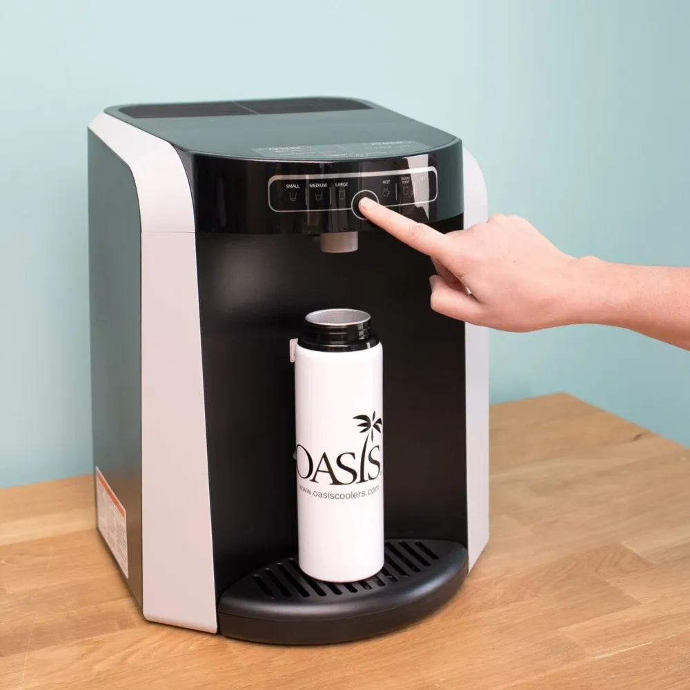 Fontaine à eau de table Polaris SECOND CHANCE, eau froide/température ambiante et eau chaude | 1 à 10 utilisateurs (5 litr...