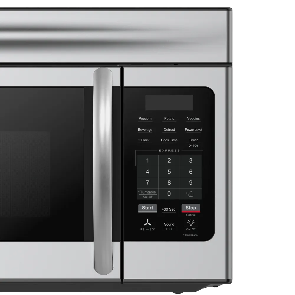 Micro-ondes au-dessus de la cuisinière Forno Scalo de 30 pouces, Acier inoxydable – 1,6 pi³, Ventilation de 300 CFM, Contr...