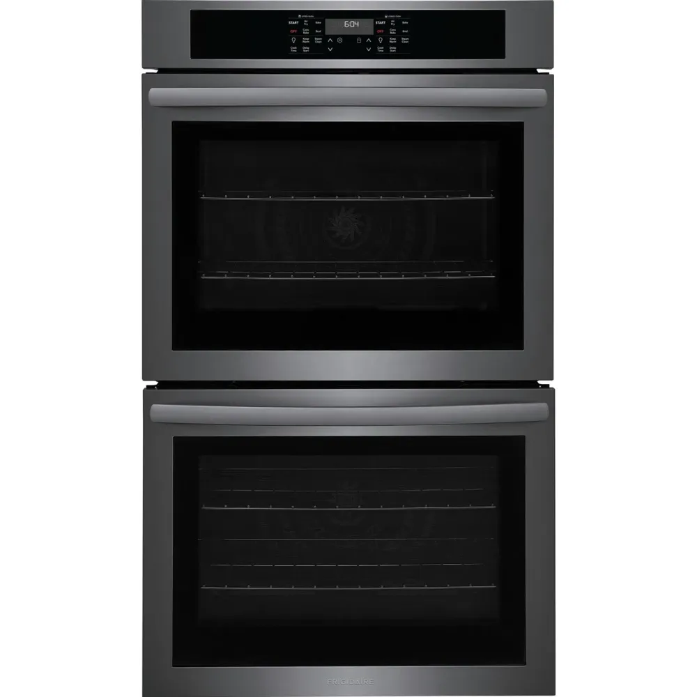 Frigidaire Four mural encastré double de 30 po, 10,6 pi. cu. avec friture à l'air chaud FCWD3030AD