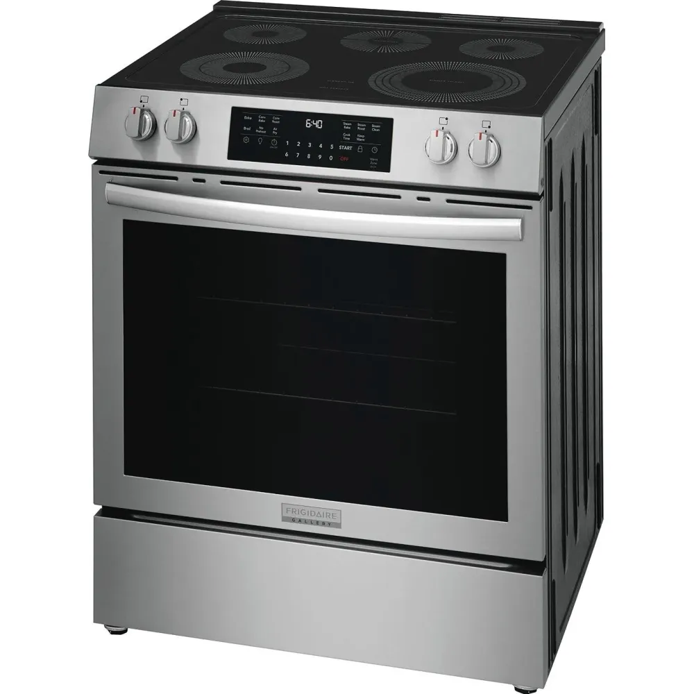 Frigidaire Gallery Cuisinière électrique autoportante de 30 pouces avec convection totale GCFE305CBF