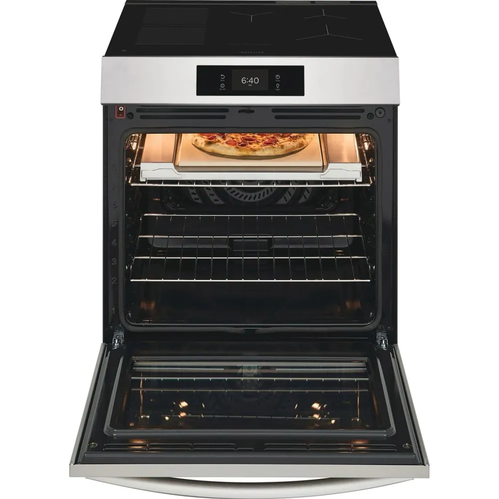 Frigidaire Gallery Cuisinière électrique à induction de 30 pouces avec fonction Pizza cuite sur pierre GCFI307CBF[BOITE OU...