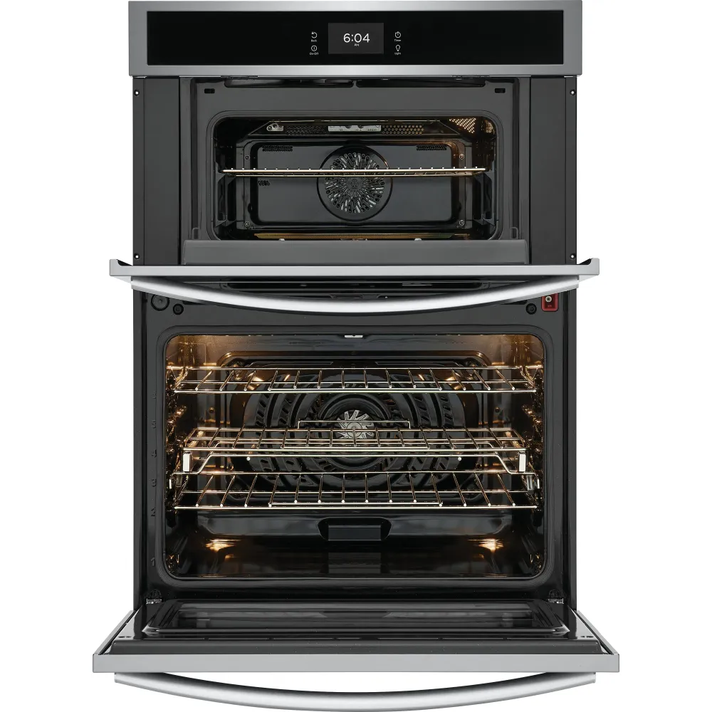 Frigidaire Gallery Four mural encastré combiné avec micro-ondes de 30 po avec technologie convection GCWM3067AF
