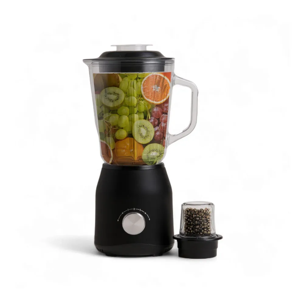 Frigo-congélateur américain Ecco 1500ml Blender Noir jais