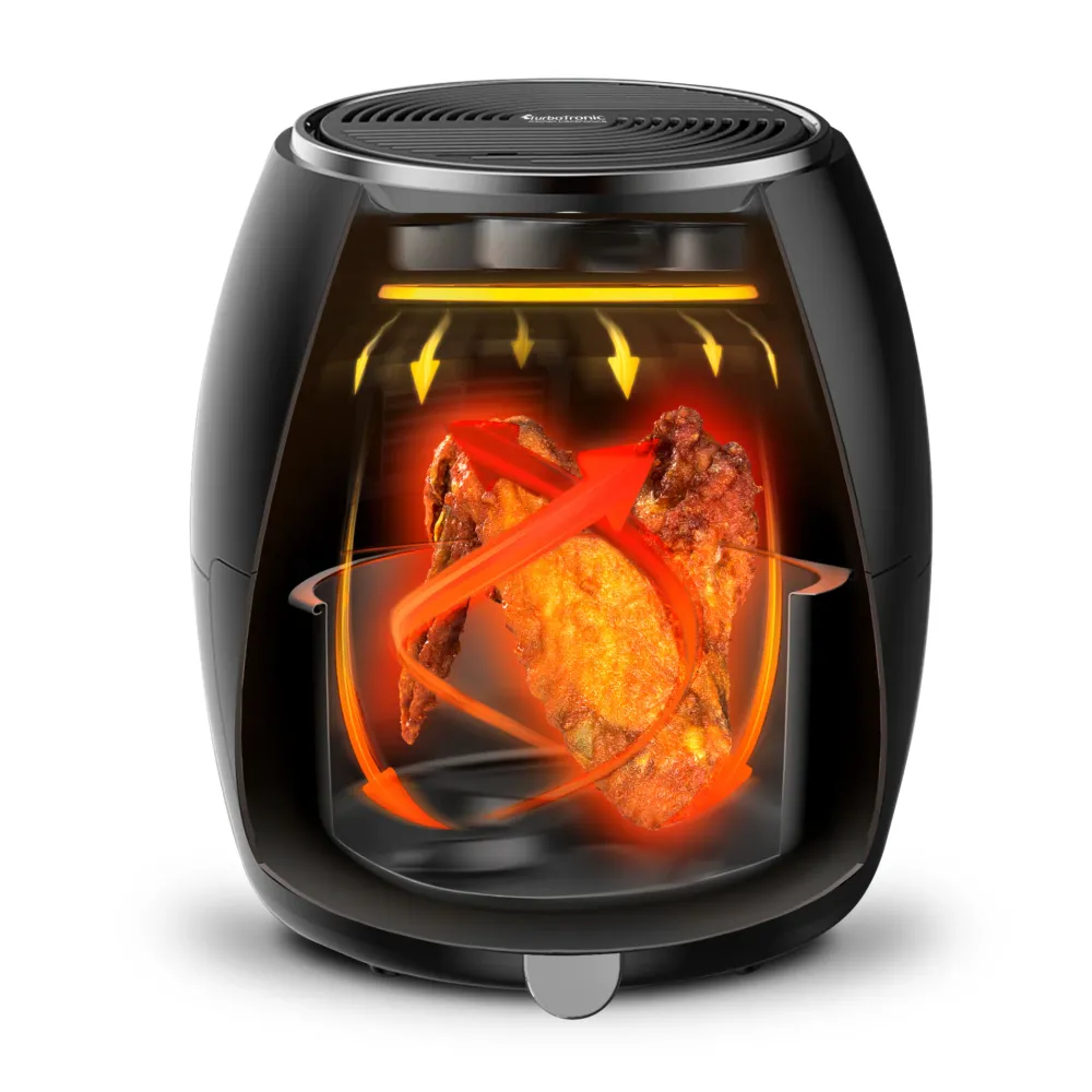 Friteuse digitale sans huile à air chaud 1200W - Livraison offerte
