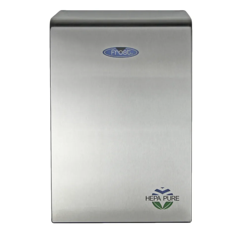 Sèche-Mains Automatique à Grande Vitesse HEPA PURE avec Lumière UVC Frost