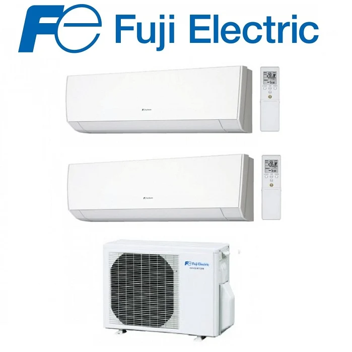 Fuji Electric Climatiseur Dual Split Inverter Série Lm 7+12 Avec Rog18l 7000+12000