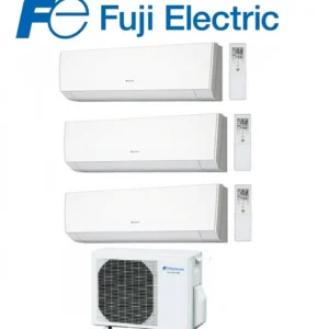 Fuji Electric Inverter Air Conditioner Trial Split Wall Mounted Series Lm 7 + 9 + 9 Avec Rog18l 7000 + 9000 + 9000