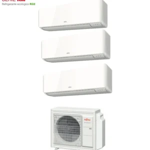 Fujitsu Trial Split Inverter Climatisation Série KM 9+9+12 avec AOYG18KBTA3 R-32 9000+9000+12000 Wi-Fi en option KMCC - NO...