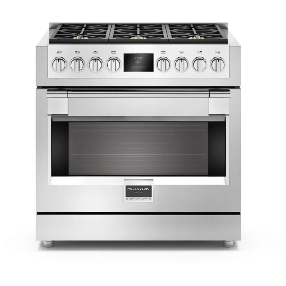 36 Inch Professional Gas Range Fulgor Milano Sofia Series