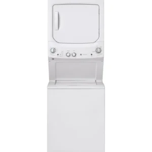 Duo laveuse de 4,4 pi³ et sécheuse au gaz de 5,9 pi³ de GE (GUD27GSSMWW) - Blanc