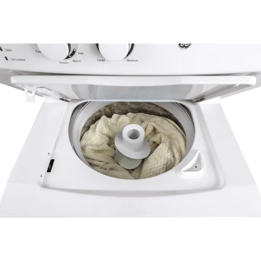 GE - Ensemble de laveuse sécheuse 27 po à laveuse de 4,4 pi³ (I.E.C) et sécheuse de 5,9 pi³