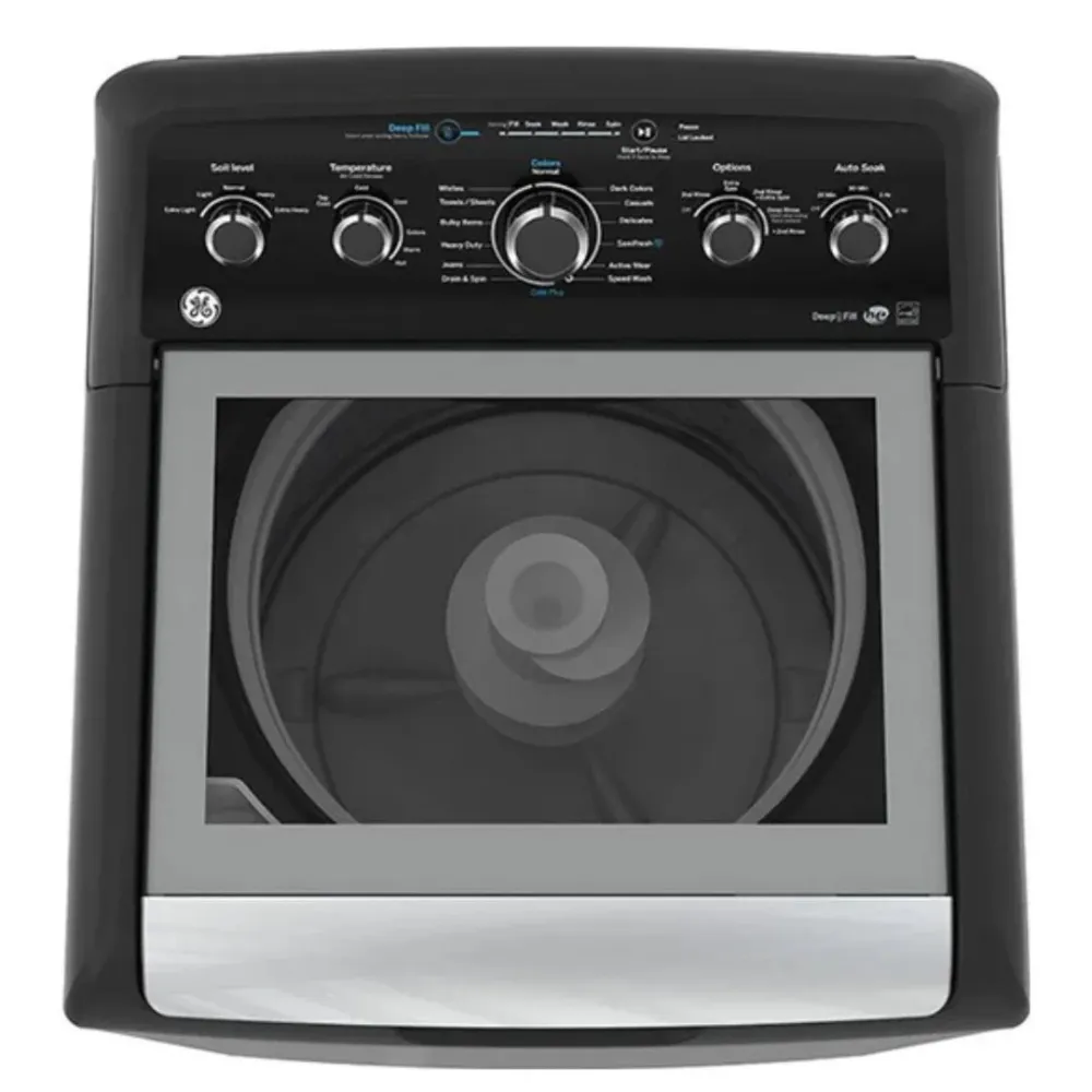 GTW491BMRDG - LAVEUSES - GE - Chargement Vertical - Gris Diamant - Boîte Ouverte