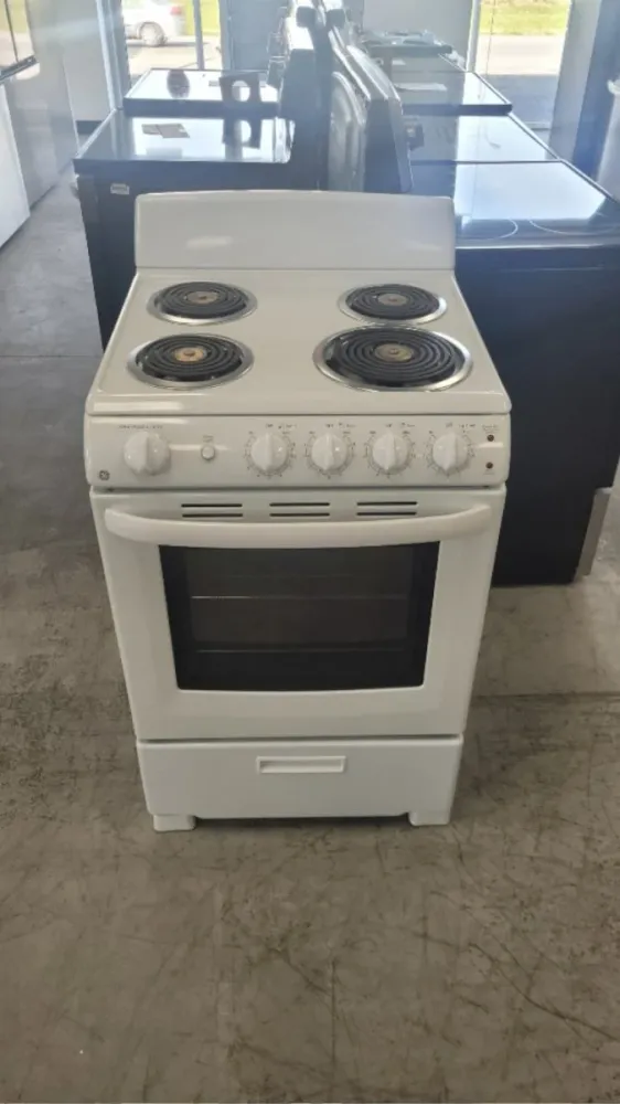 JCAS300DMWW - CUISINIÈRES - GE - Électrique - Blanc - Boîte Ouverte