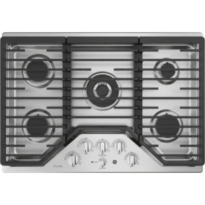 GE Profile™ Series 30" Built- Gas Cooktop – PGP9030SLSS|Surface de cuisson à gaz encastrée de série GE Profile de 30 po –...
