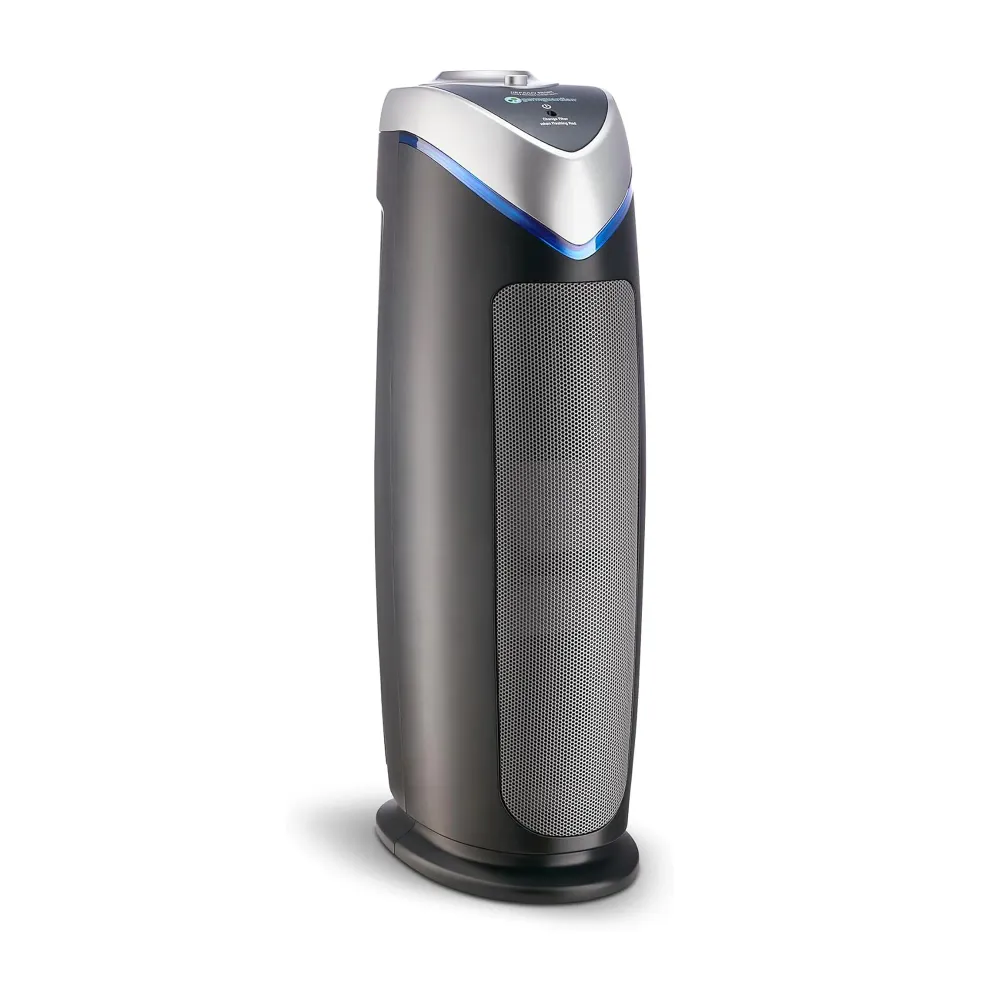 GermGuardian AC4825 Purificateur d'air 4 en 1 avec filtre HEPA, désinfectant UV-C et réduction des odeurs, tour de 22 pouc...