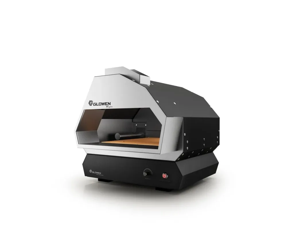 Glowen Raptor 1 – Pierre à pizza à rotation automatique