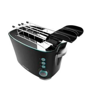 Grille pain double fente 650 W Cecotec fonctions décongélation et réchauffage