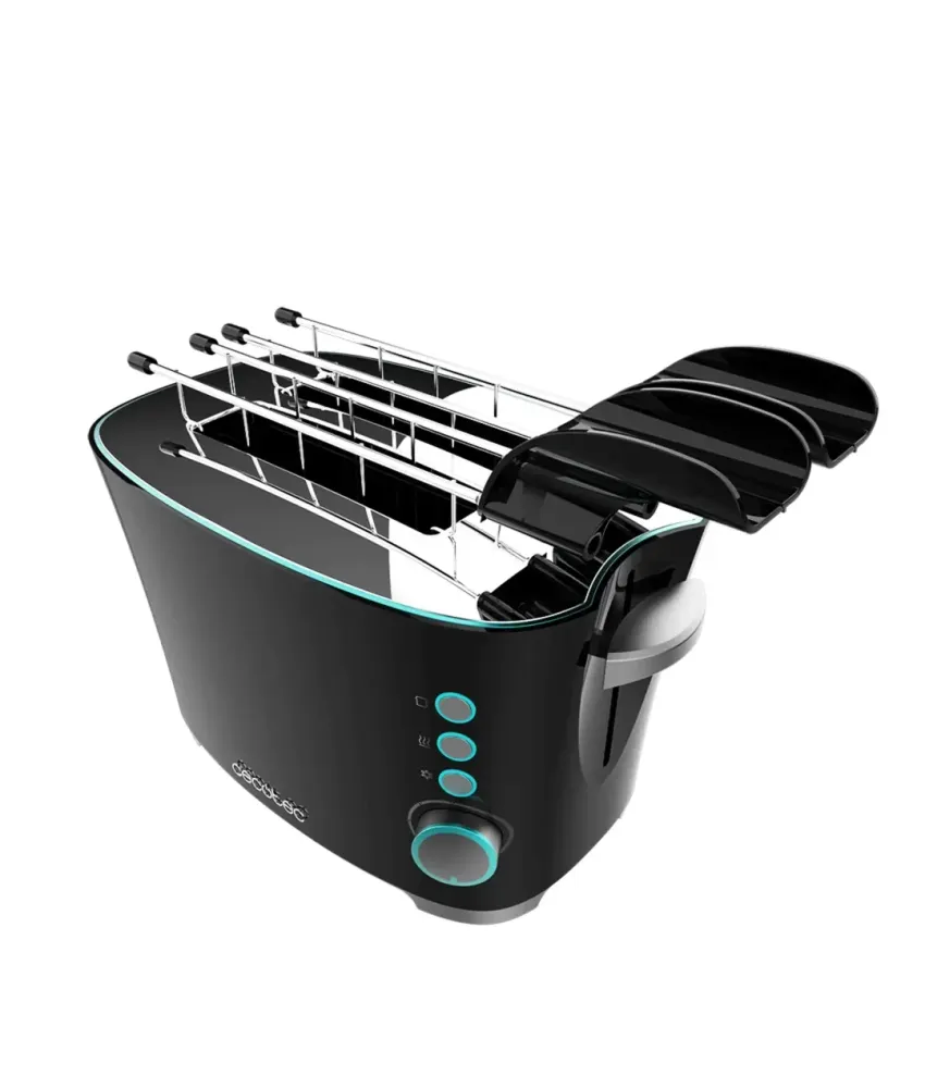 Grille pain double fente 650 W Cecotec fonctions décongélation et réchauffage