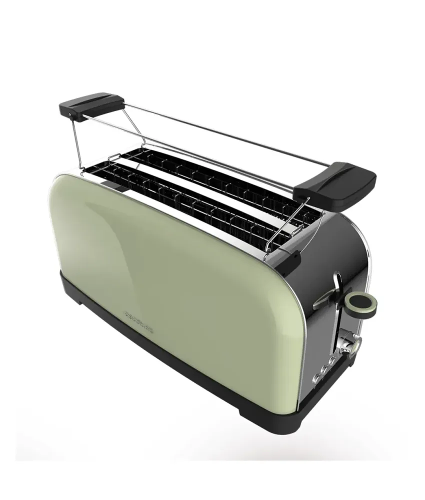 Grille pain inox 1500W 2 fentes fonctions améliorées Cecotec