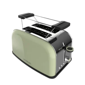 Grille pain vertical en acier 850 W efficacité et style pour petits déjeuners parfaits Cecotec