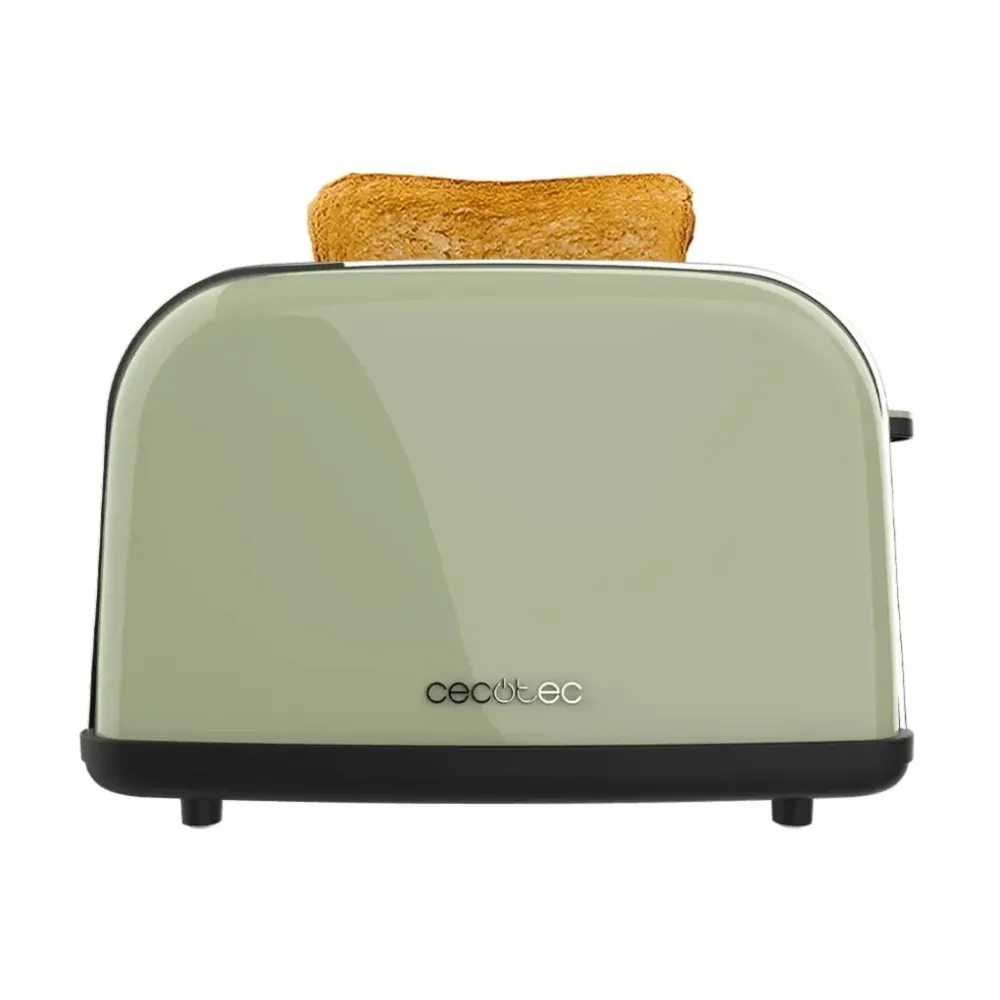 Grille pain vertical en acier 850 W efficacité et style pour petits déjeuners parfaits Cecotec