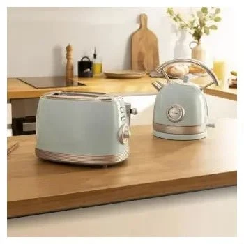 Grille pain vertical vintage bleu ciel Toast Taste 800 Cecotec