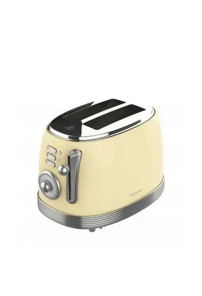 grille pain vertical vintage jaune clair Toast Taste 800 Cecotec