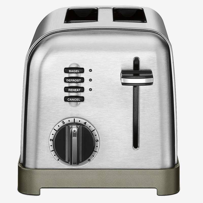 Grille-pain classique, 2 tranches, acier inoxydable, Cuisinart
