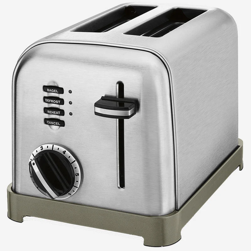 Grille-pain classique, 2 tranches, acier inoxydable, Cuisinart