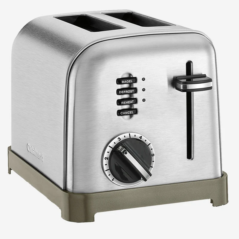 Grille-pain classique, 2 tranches, acier inoxydable, Cuisinart
