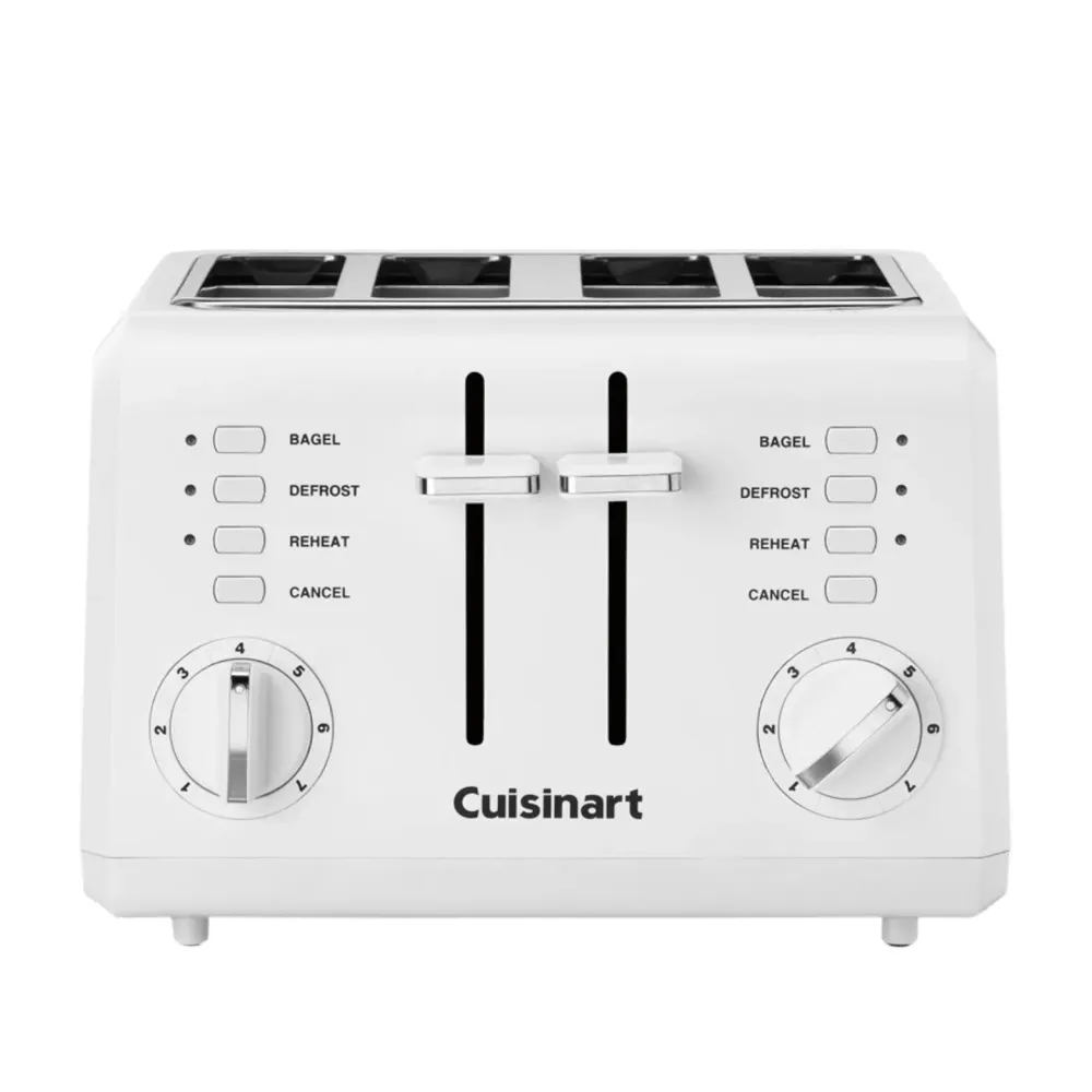 Grille-pain compact 4 tranches blanc - Cuisinart
