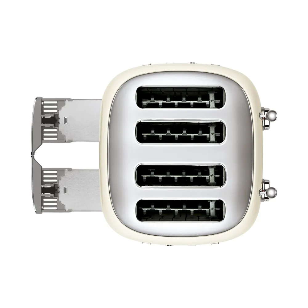 Grille-pain Deluxe 4 tranches Crème - Smeg