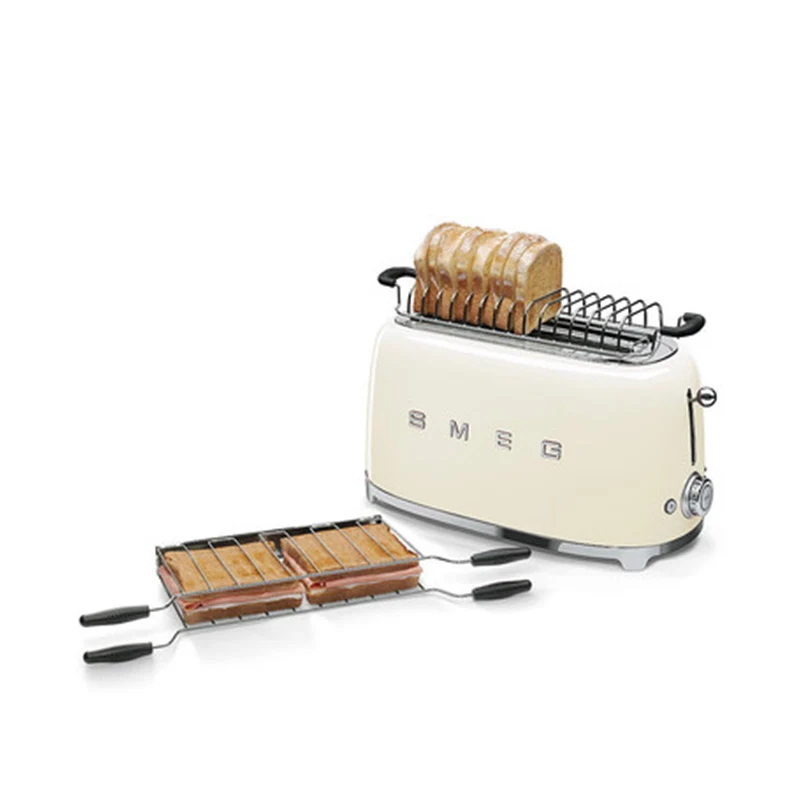 Grille-pain 2 tranches crème Smeg