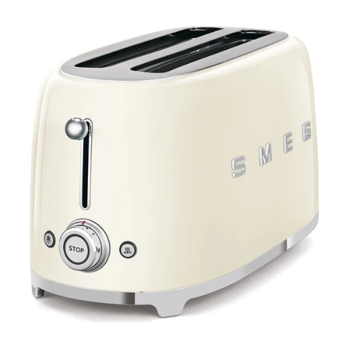 Grille-pain 4 Tranches Créme SMEG TSF02CREU(F)