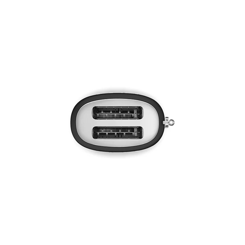 Grille-pain 2 tranches Noir Mat Années 50 Smeg