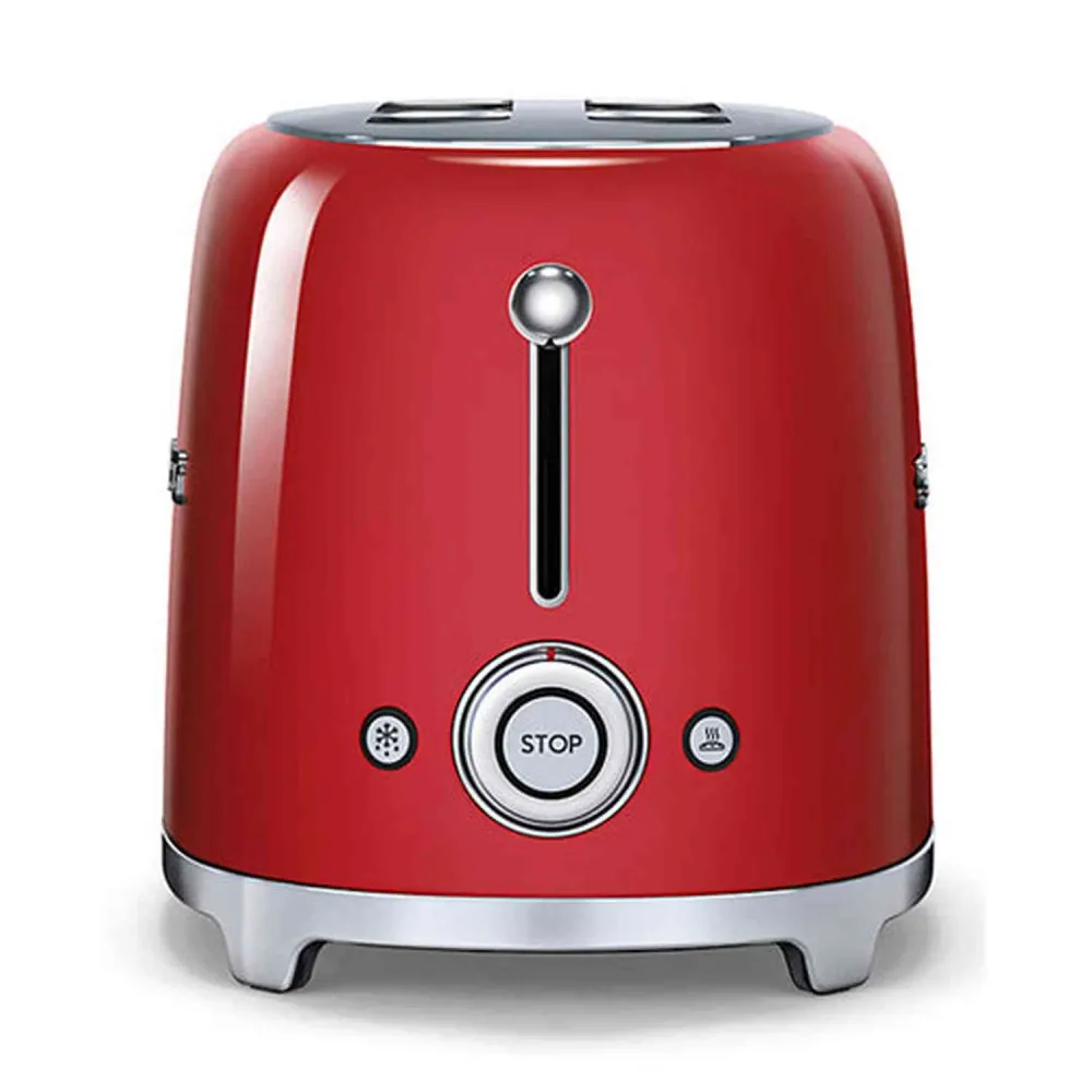 Grille-pain 4 tranches Smeg - Rouge