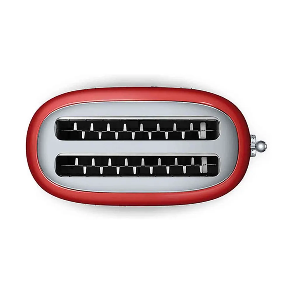Grille-pain 4 tranches Smeg - Rouge