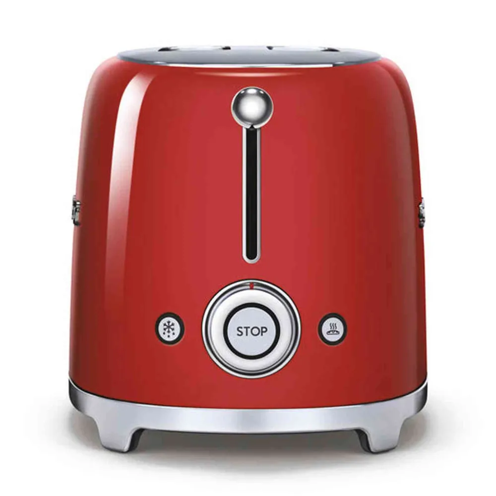 Grille-pain 2 tranches Smeg - Rouge