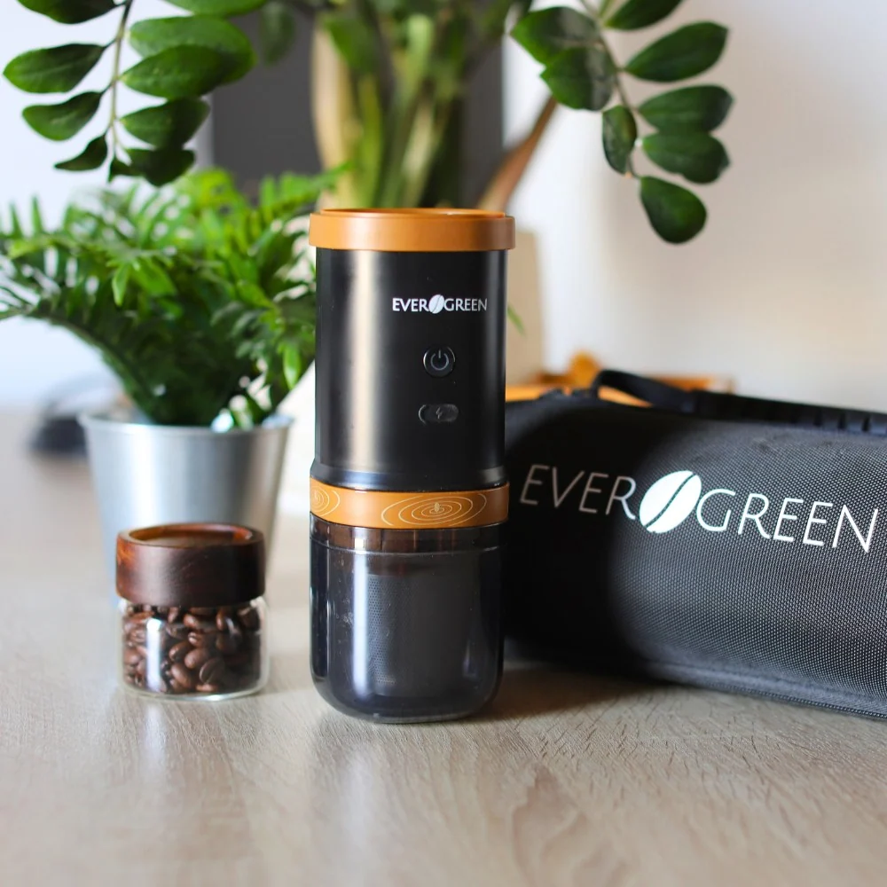 Grinduo®, Moulin À Café Portable Et Cafetière Filtre