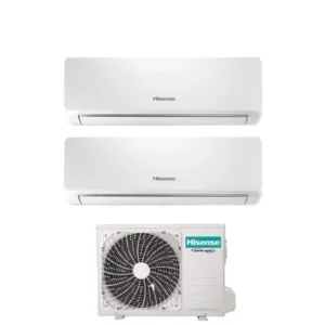 Hisense Dual Split Inverter Climatiseur Bio Air Série 9 + 9 Avec 2amw42u4rgc R-32 Wi-Fi intégré 9000 + 9000