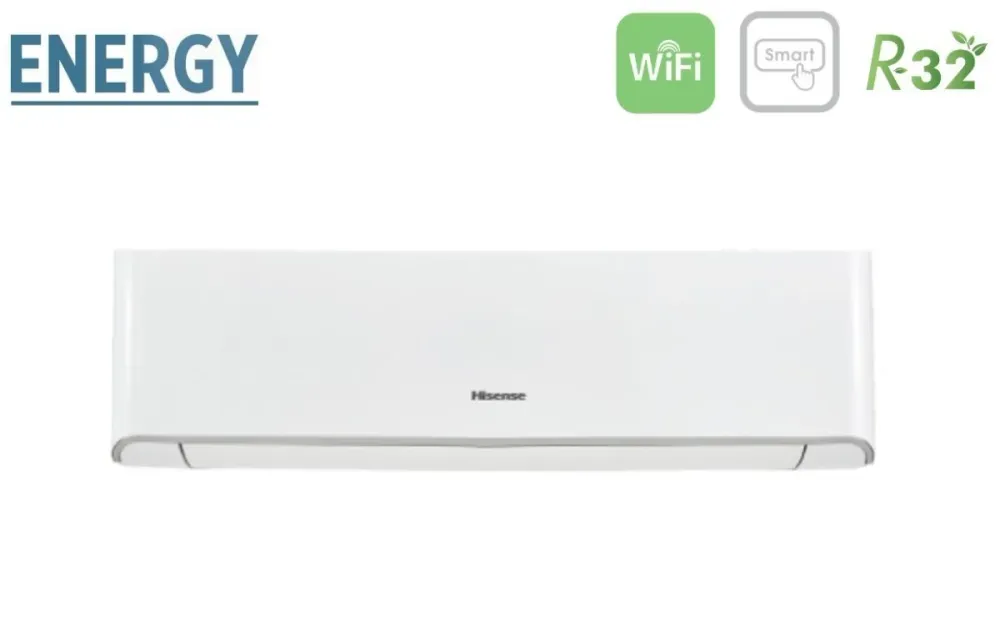 Hisense Trial Split Inverter Climatiseur ENERGY série 9+9+12 avec 3AMW72U4RFA R-32 Wi-Fi intégré 9000+9000+12000